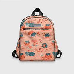 Детский рюкзак Осенние лягушки, цвет: 3D-принт