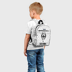 Детский рюкзак Skyrim glitch на светлом фоне, цвет: 3D-принт — фото 2