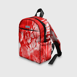 Детский рюкзак Кровь на белом, цвет: 3D-принт — фото 2