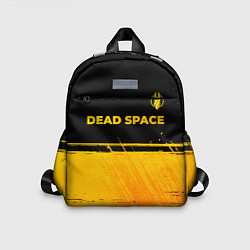 Детский рюкзак Dead Space - gold gradient посередине, цвет: 3D-принт