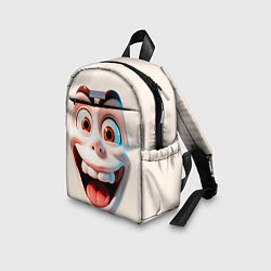 Детский рюкзак Сумасшедшее лицо мультяшки, цвет: 3D-принт — фото 2