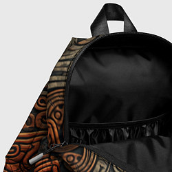 Детский рюкзак Асимметричный паттерн в викингском стиле, цвет: 3D-принт — фото 2
