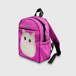 Детский рюкзак Кот мем в сердечках, цвет: 3D-принт — фото 2