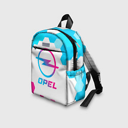 Детский рюкзак Opel neon gradient style, цвет: 3D-принт — фото 2