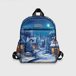 Детский рюкзак Зимнее предновогоднее настроение, цвет: 3D-принт
