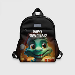 Детский рюкзак Happy new year green drogon, цвет: 3D-принт