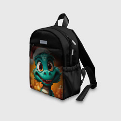 Детский рюкзак Зеленый дракон, цвет: 3D-принт — фото 2