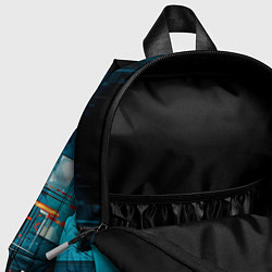 Детский рюкзак Городская абстракция, цвет: 3D-принт — фото 2