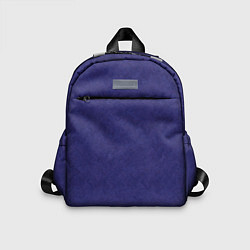 Детский рюкзак Фиолетовая текстура волнистый мех, цвет: 3D-принт