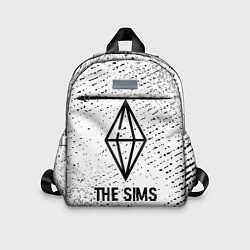 Детский рюкзак The Sims glitch на светлом фоне, цвет: 3D-принт
