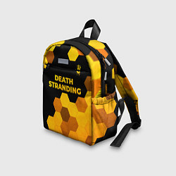 Детский рюкзак Death Stranding - gold gradient посередине, цвет: 3D-принт — фото 2