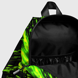 Детский рюкзак Doom огенное лого кислотное, цвет: 3D-принт — фото 2