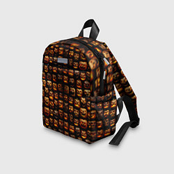 Детский рюкзак Тыквы страшные зубастые, цвет: 3D-принт — фото 2