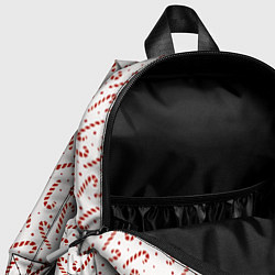Детский рюкзак Caramel cane new years pattern, цвет: 3D-принт — фото 2
