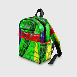 Детский рюкзак Кожаный рельеф, цвет: 3D-принт — фото 2