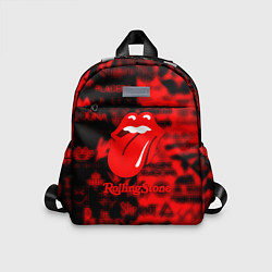 Детский рюкзак Rolling Stones logo групп, цвет: 3D-принт