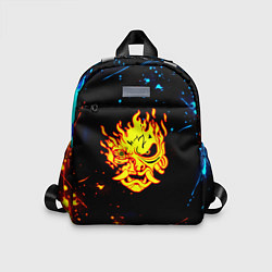 Детский рюкзак Самурай киберпанк лого, цвет: 3D-принт
