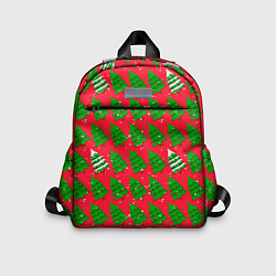 Детский рюкзак Рождественские ёлки, цвет: 3D-принт