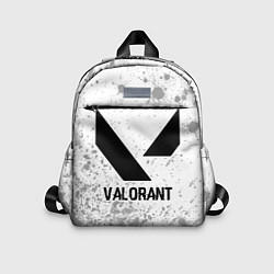 Детский рюкзак Valorant glitch на светлом фоне, цвет: 3D-принт