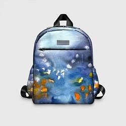 Детский рюкзак После дождя акварель, цвет: 3D-принт
