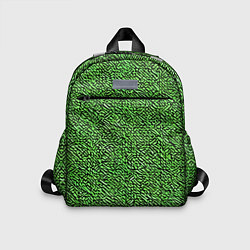 Детский рюкзак Чёрные и зелёные мазки