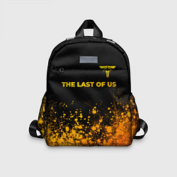 Детский рюкзак The Last Of Us - gold gradient посередине, цвет: 3D-принт