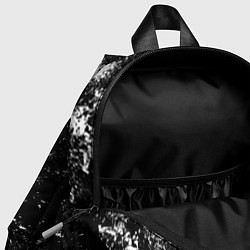 Детский рюкзак Король и шут - черно-белый, цвет: 3D-принт — фото 2