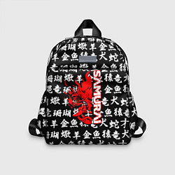 Детский рюкзак Samurai japan symbol, цвет: 3D-принт