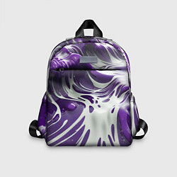 Детский рюкзак Бело-фиолетовая краска