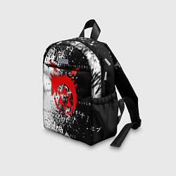 Детский рюкзак Знак уроборос - черно-белый, цвет: 3D-принт — фото 2