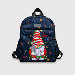 Детский рюкзак Гном с гирляндой, цвет: 3D-принт