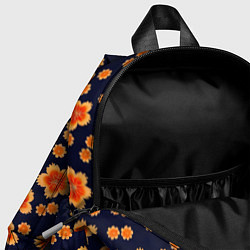 Детский рюкзак Арт цветочный узор, цвет: 3D-принт — фото 2