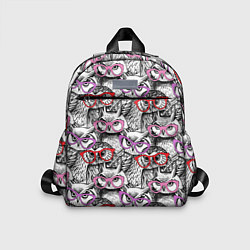 Детский рюкзак Совы в розовых очках, цвет: 3D-принт