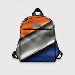 Детский рюкзак Разноцветные полоски, цвет: 3D-принт