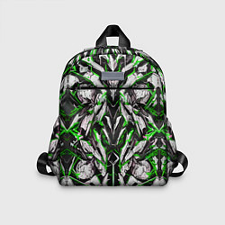Детский рюкзак Зелёная кибернетическая броня, цвет: 3D-принт