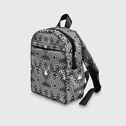 Детский рюкзак Черные линии, цвет: 3D-принт — фото 2