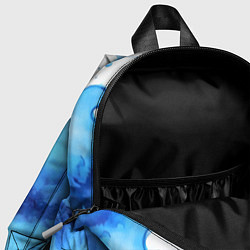 Детский рюкзак Синяя акварельная абстракция, цвет: 3D-принт — фото 2