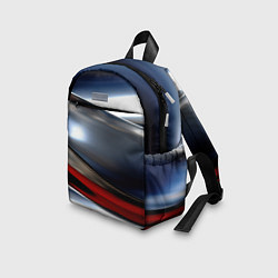 Детский рюкзак Темная металлическая абстракция, цвет: 3D-принт — фото 2