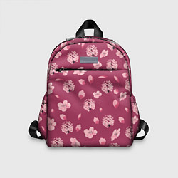 Детский рюкзак Сакура цветы и бутоны паттерны, цвет: 3D-принт