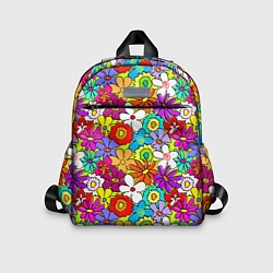 Детский рюкзак Floral multicolour, цвет: 3D-принт