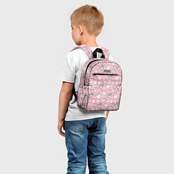 Детский рюкзак Кошачьи сердечки, цвет: 3D-принт — фото 2
