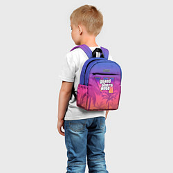 Детский рюкзак GTA 6 official, цвет: 3D-принт — фото 2