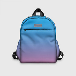 Детский рюкзак Небесно-розовый градиент, цвет: 3D-принт