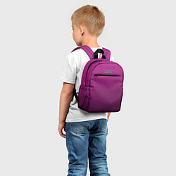Детский рюкзак Вишневый и черный градиент, цвет: 3D-принт — фото 2