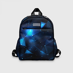 Детский рюкзак Синяя геометрическая абстракция