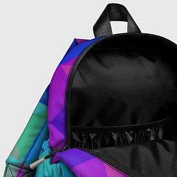 Детский рюкзак Разноцветные фигуры, цвет: 3D-принт — фото 2