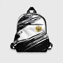 Детский рюкзак Герб РФ спортивные краски, цвет: 3D-принт