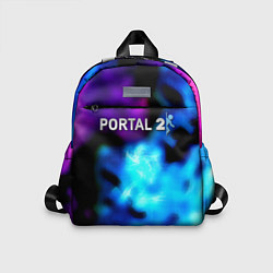 Детский рюкзак Portal неоновый градиент, цвет: 3D-принт