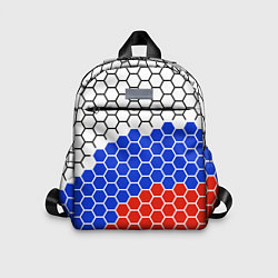 Детский рюкзак Флаг России из гексагонов