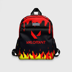 Детский рюкзак Valorant flame texture games, цвет: 3D-принт